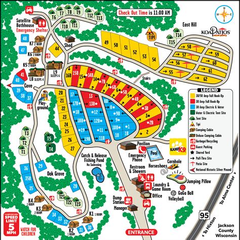 koa hixton alma center campground|hixton koa campground map.